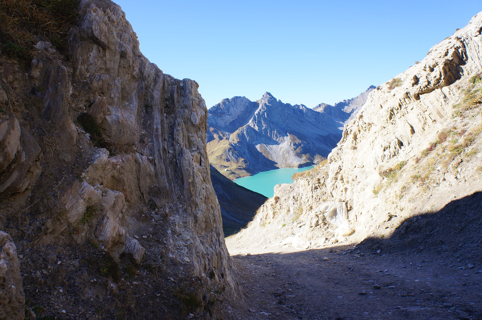 Wanderweg vom Golm zum Lünersee