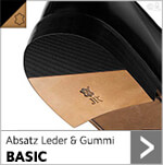  Absatz Leder Gummi Basic