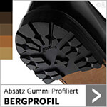 Absatz Gummi Bergprofil