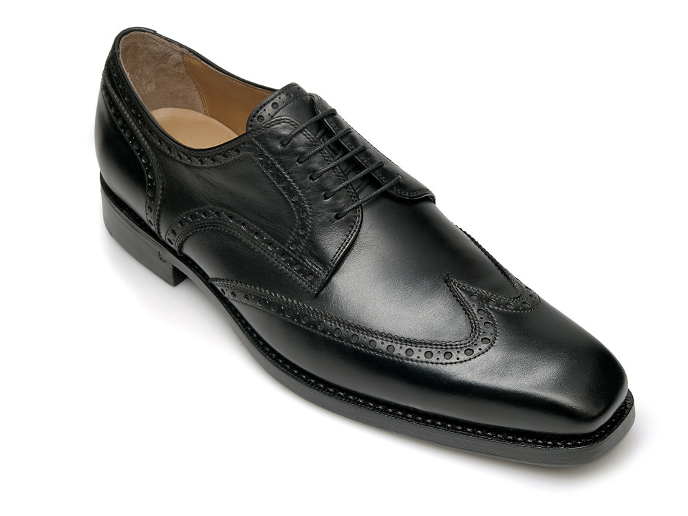 Fullbrogue Derby schwarz