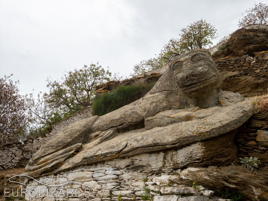 The Lion of Kea - an archaic sculputure (6. century B.C.)