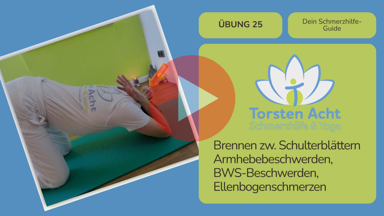 Übung Nr. 25 – Puppy Pose Variante – Für mehr Beweglichkeit in Schultern & Brustwirbelsäule!