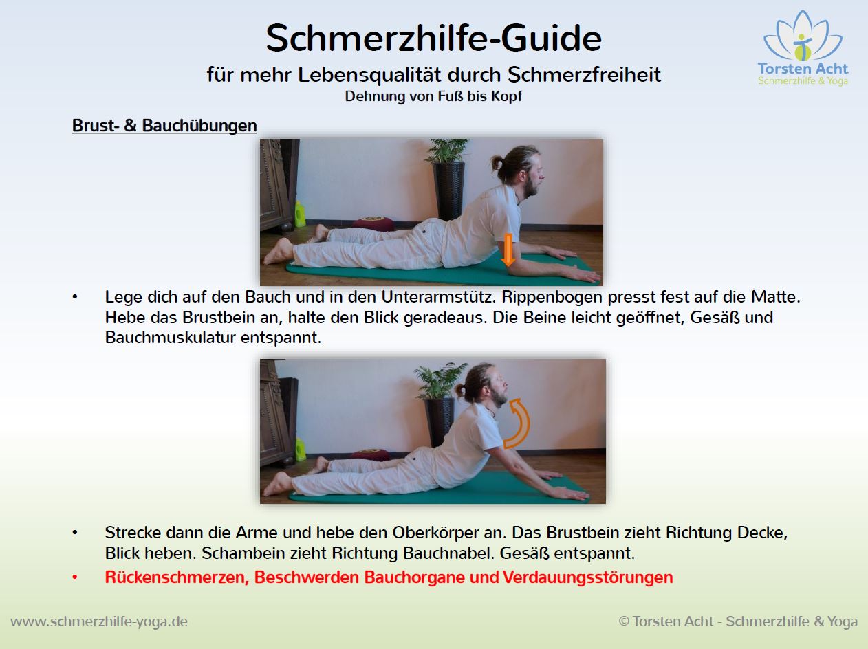 Dein Schmerzhilfe-Guide! Übung Nr. 21 – Die große Kobra & Sphinx