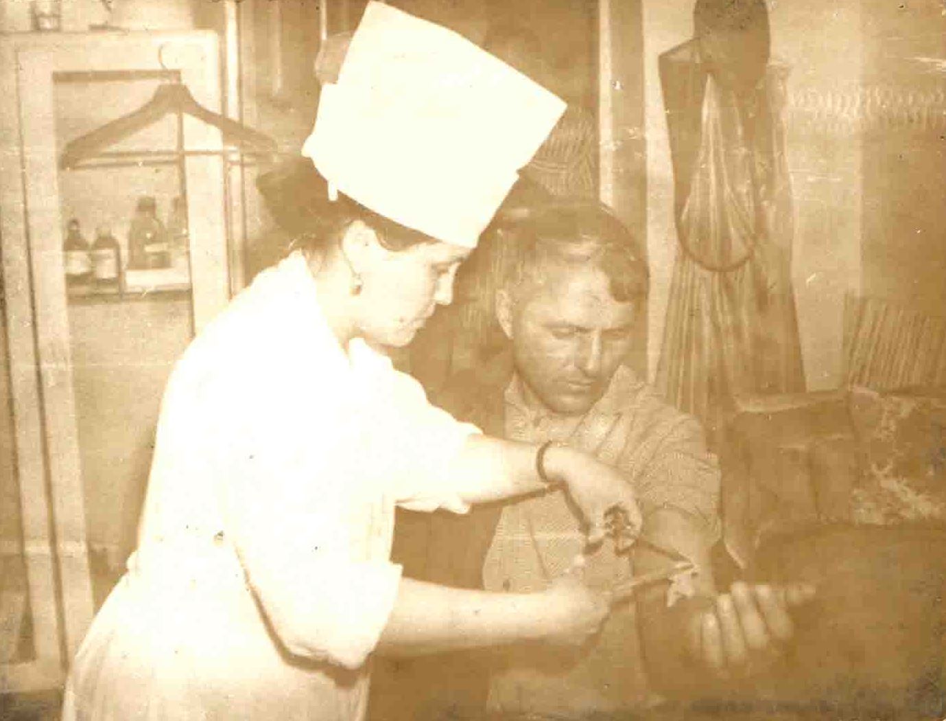 Медсестра Коваленко М.К.  1982 год