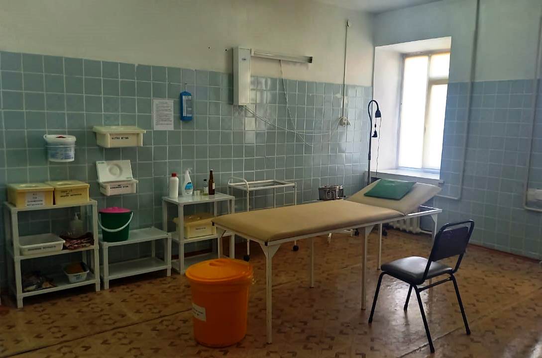 Процедурная  хирургического кабинета Щербактинской РБ 2023 год