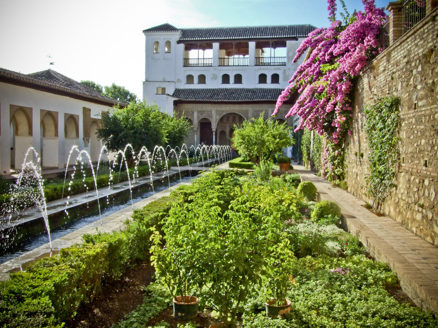 Jardins du Generalife à Grenade