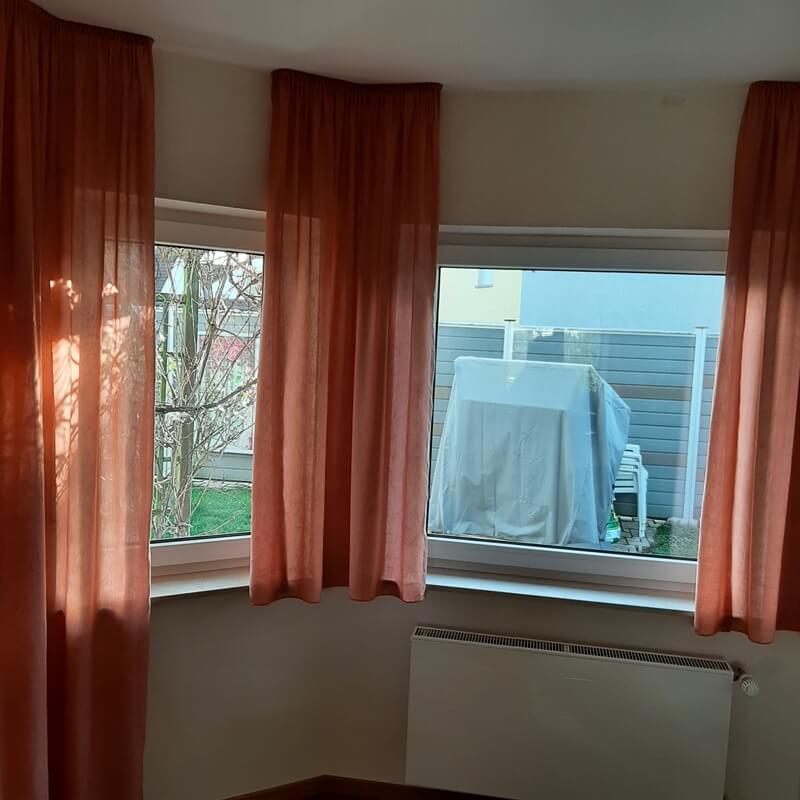 Wunderschãƒâne Fenstergestaltung Gardinen Erker Bilder
