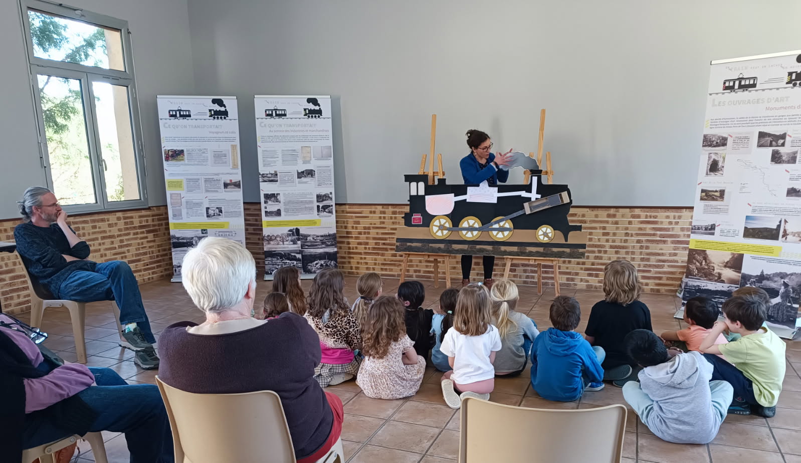 Atelier avec les scolaires (St-Bonnet-Briance - Avril 2025).