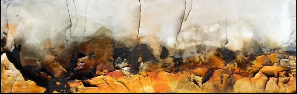 Doreen Pruntsch - Unter Spannung - Mixed Media, 120 x 40 cm, 2016