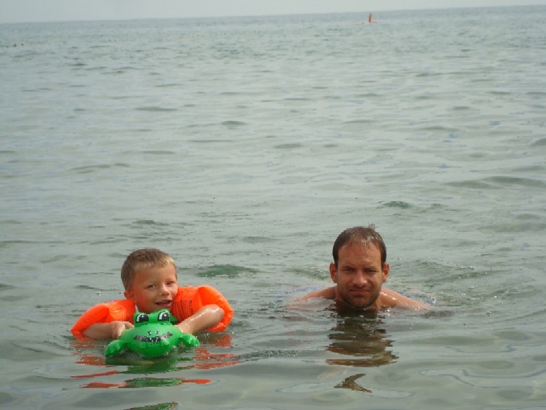 Daniel mit Papi