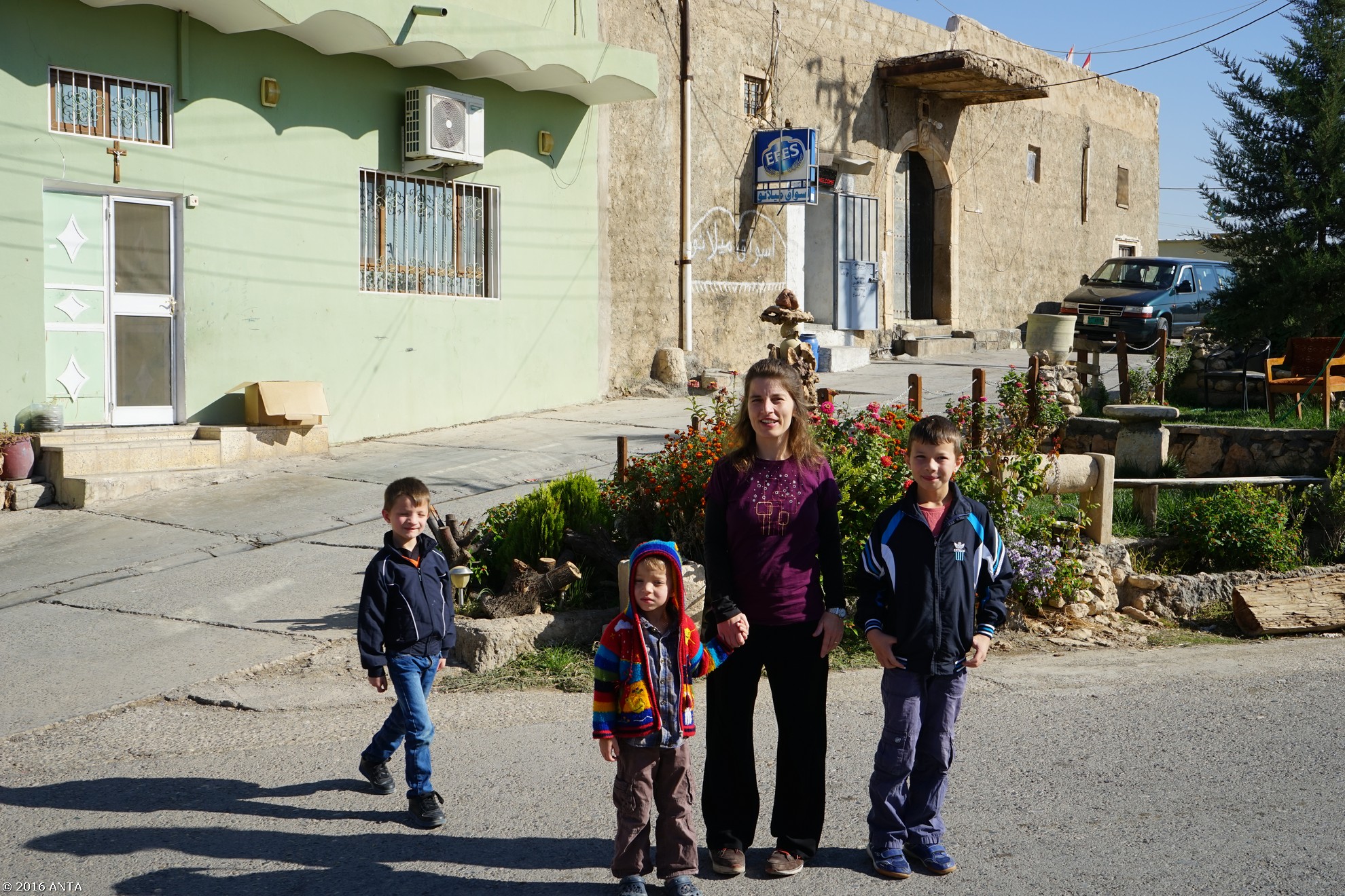 Besuch in Alqosh, einem christlichen Dorf 30km nördlich von Mosul