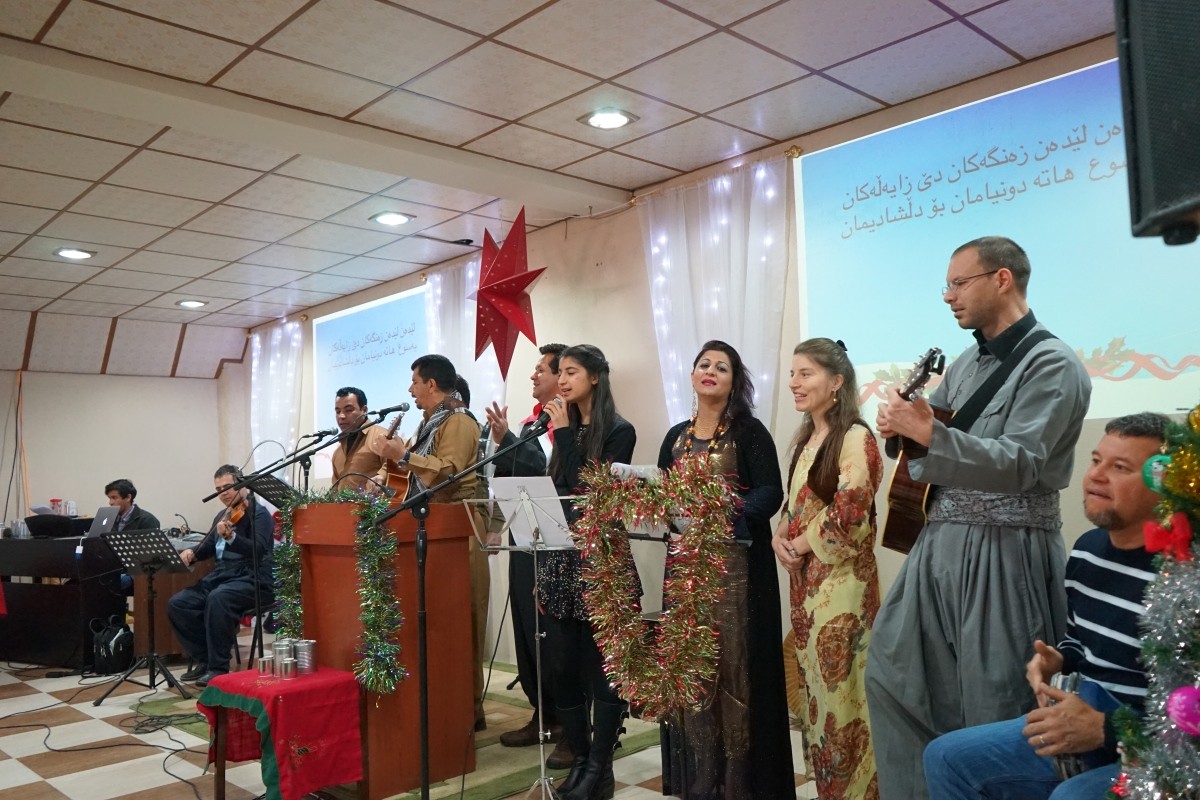 Kurdische Weihnachtsfeier