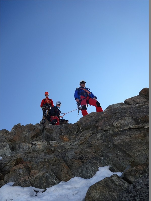 Abstieg Gross Grünhorn