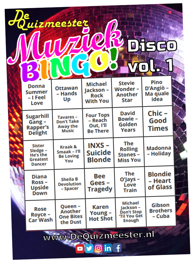 Muziekbingo Disco