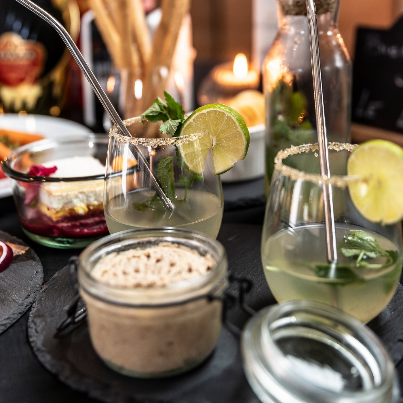 Cocktail maison rafraichissant dans votre gîte wellness privé sur le Massif des Vosges 