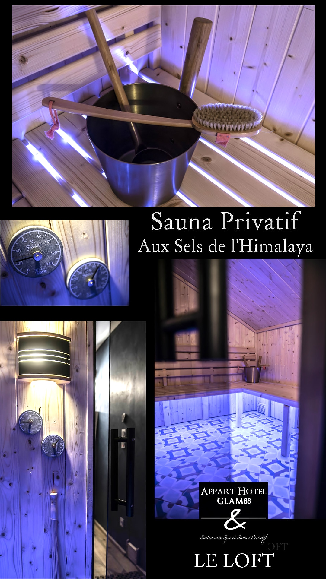 Gite avec Sauna Privé au Sel de L'Himalya - LE LOFT