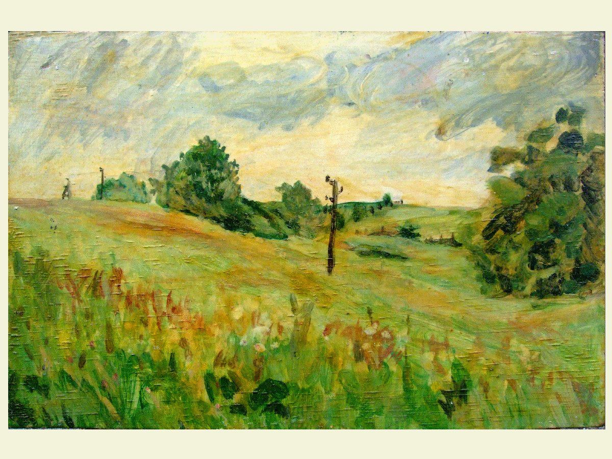 Hungenberg, Eitempera auf Holz, 35 x 22 cm, 1988