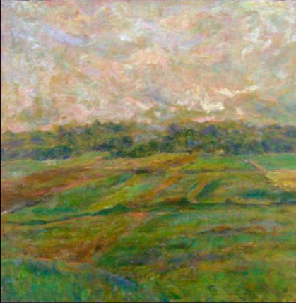 Bei Landsberg, Eitempera auf Holz, 45 x 50 cm, 1991