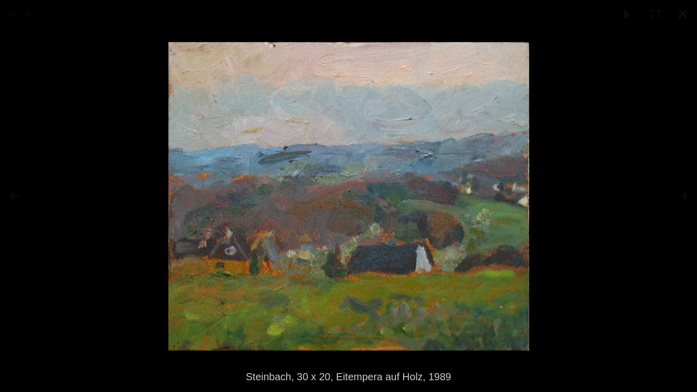 Steinbach, Öl auf Holz, 20 x 30 cm, 1989