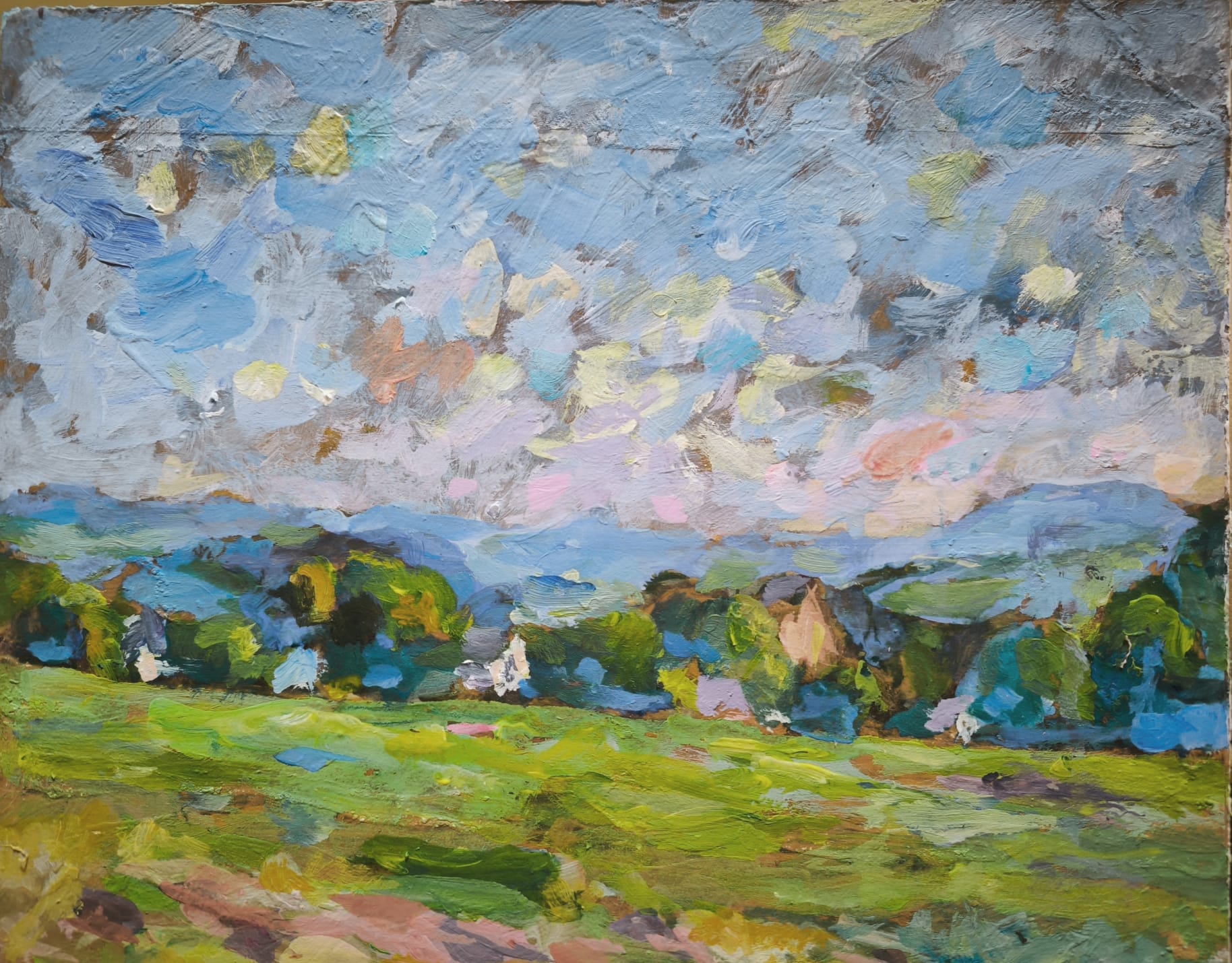 Dürscheid, Öl auf Leinwand, 30x40 cm, 2025