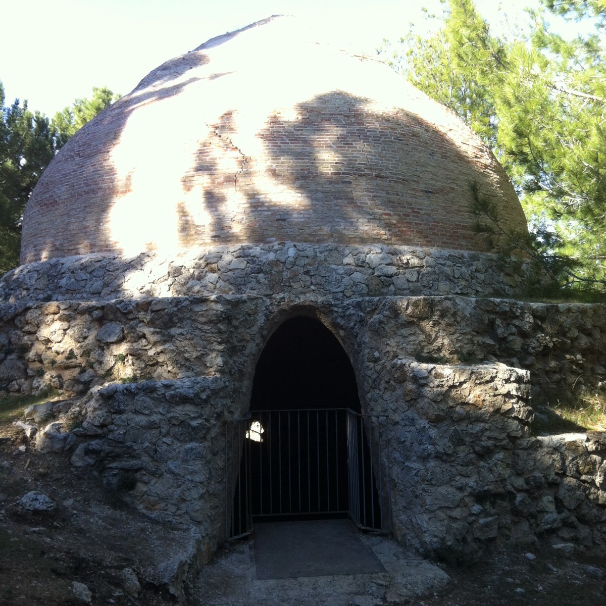weitere Ansicht des Schneebunkers