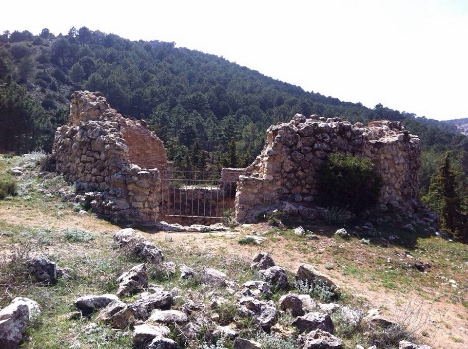 Ruine eines Schneebunkers