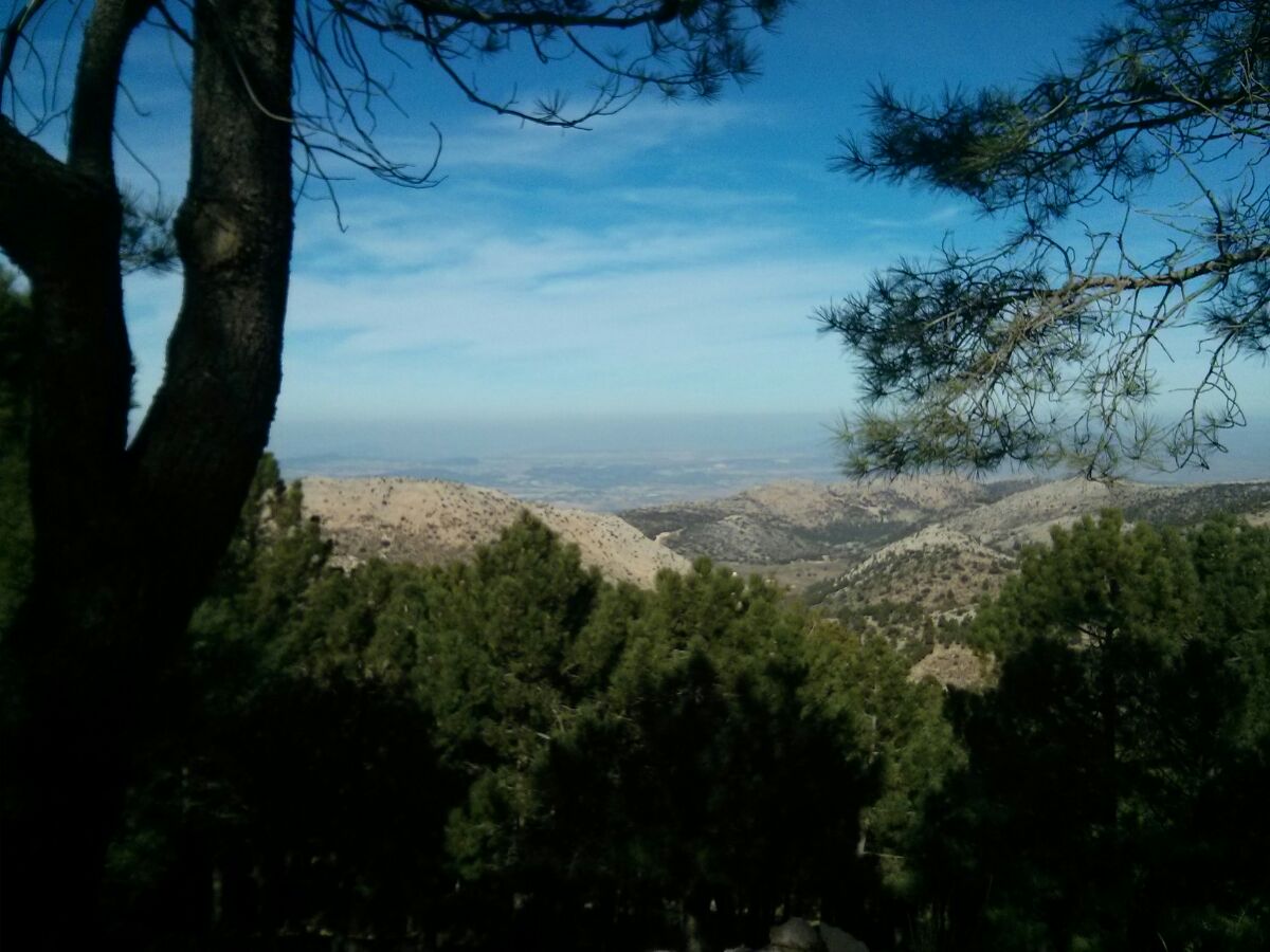 Blick von einem der höchsten Punkte der Sierra