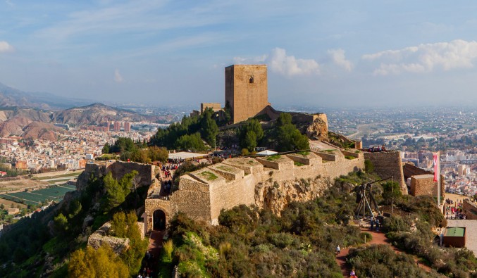 die maurische Burg von Lorca