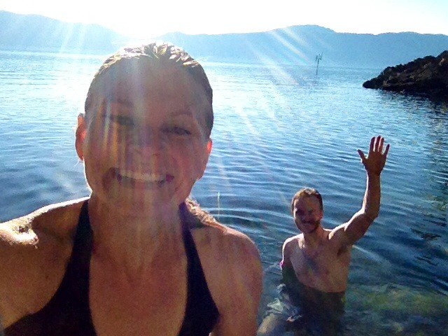 Our private swimming hole