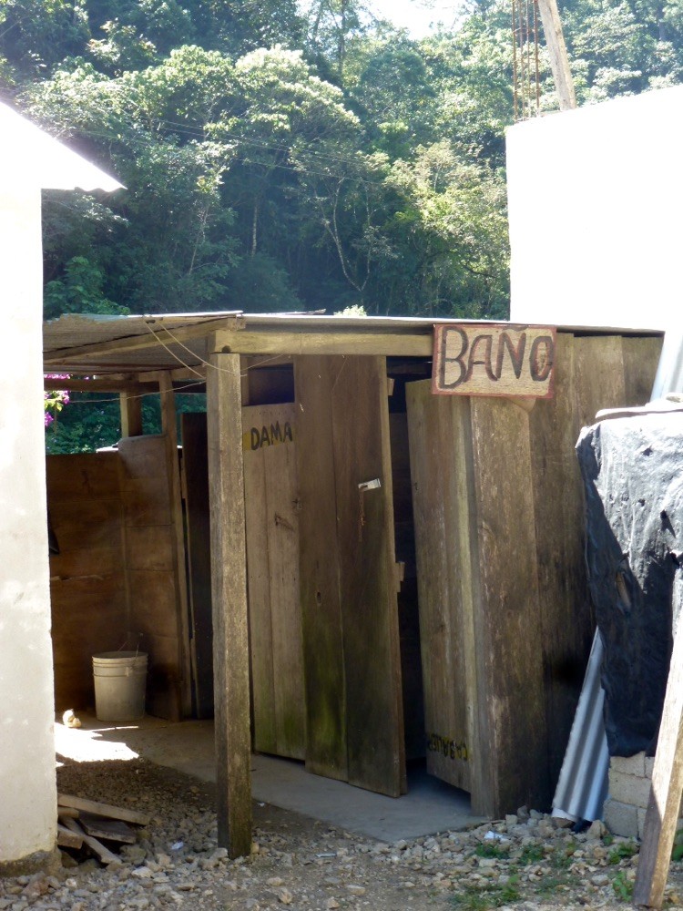 Typical roadside bathroom