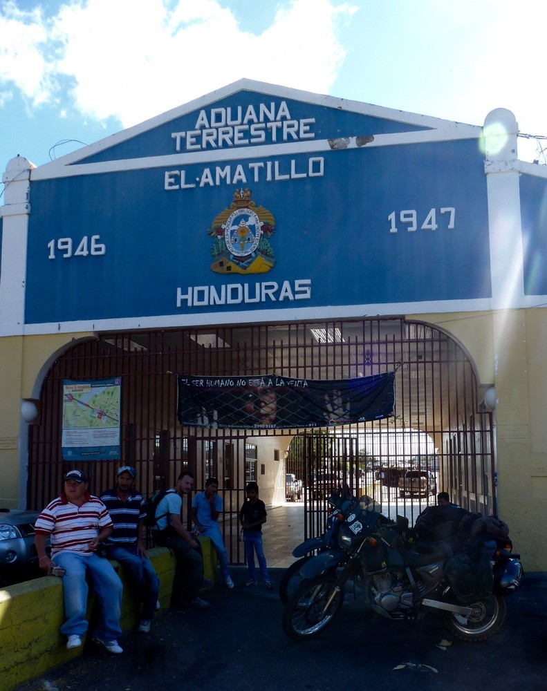 Jay, patiently waiting to get into Honduras