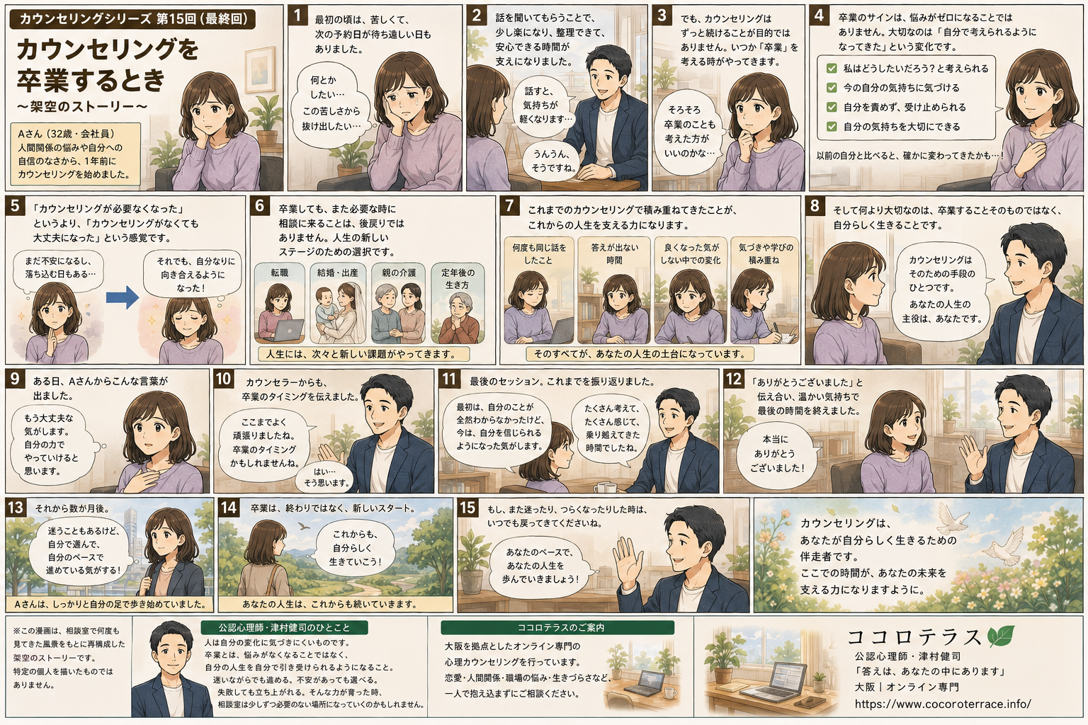 カウンセリングを卒業するとき