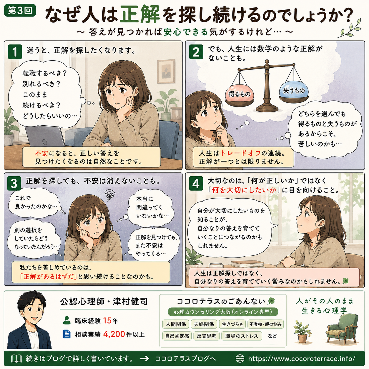 なぜ人は正解を探し続けるのでしょうか