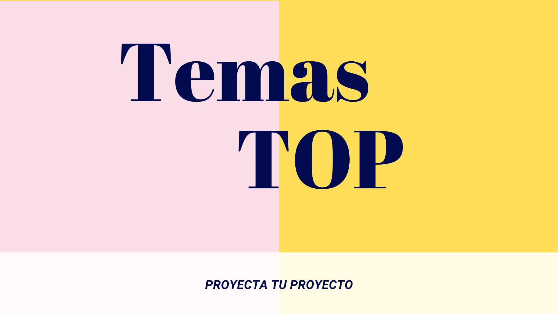 Cómo elegir el tema perfecto para tu TFG/TFM y no morir en el intento