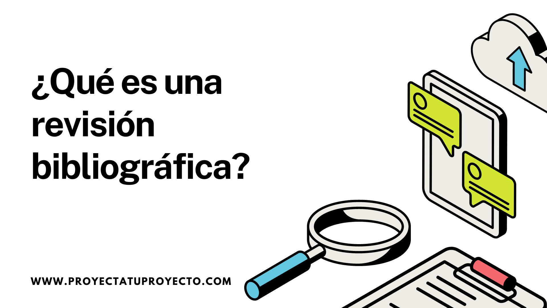 ¿Qué es un TFG de revisión bibliográfica? | Proyecta tu proyecto