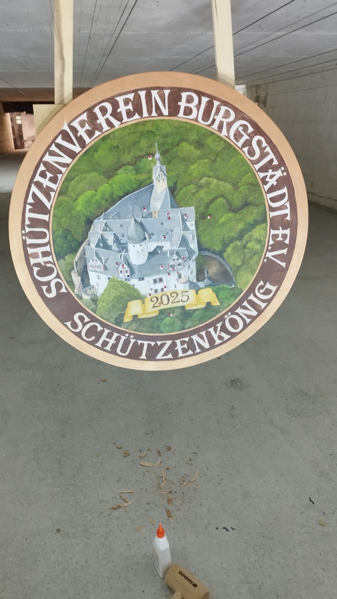 Die Königsscheibe 2025 in "Bearbeitung"