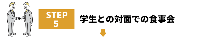 【人事部とご飯】学生との対面での食事会