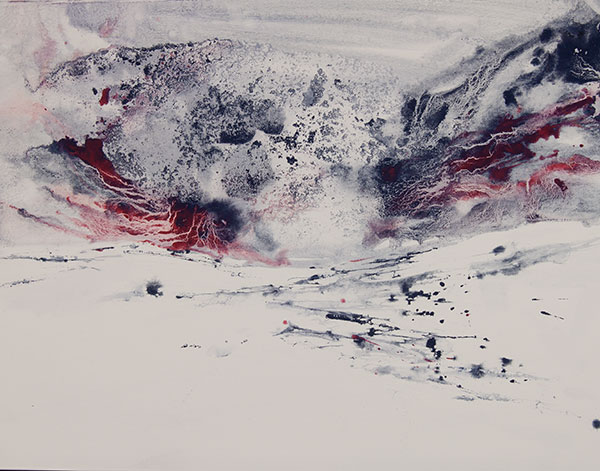 Horizons ardents I, 60x80cm