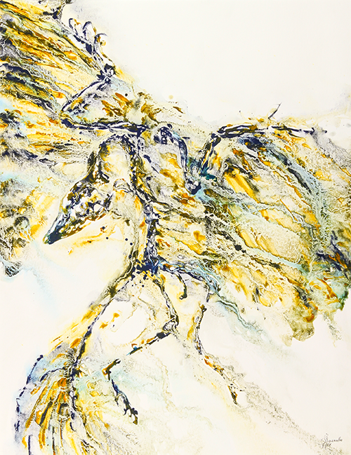 Vanité sédimentaire I, 80x60cm
