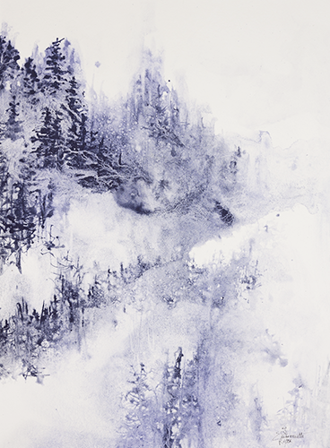 Brumes IV, 55x45cm