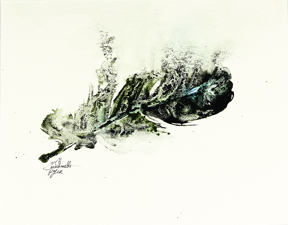 Plume II, 40x50cm