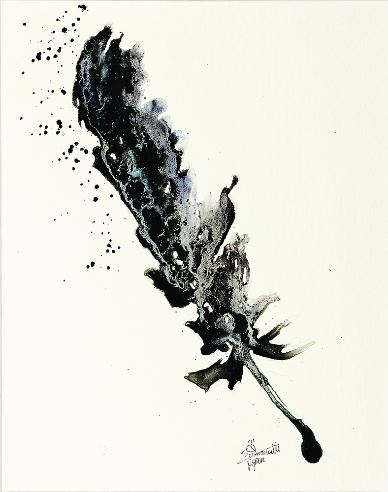 Plume III, 50x40cm