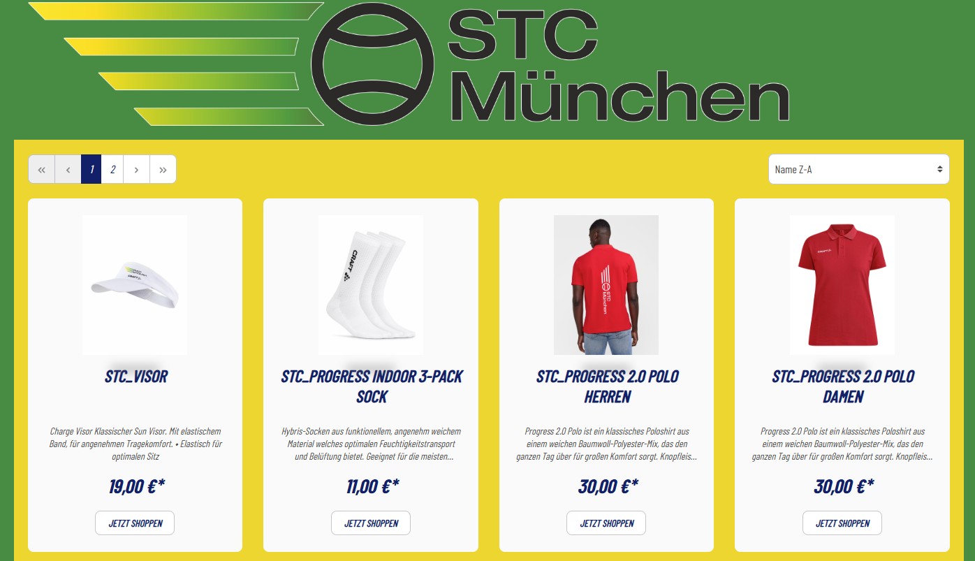 Neues im Vereinsshop: Frische Styles für Sport und Alltag