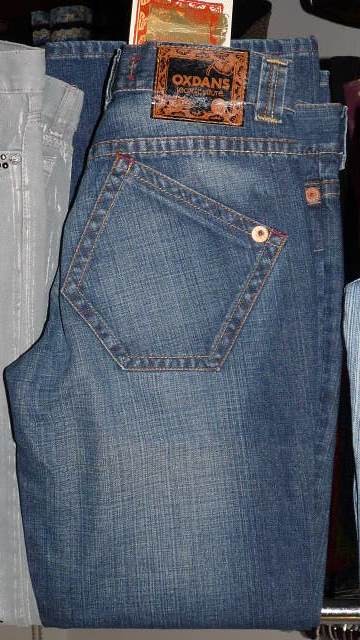 Jeans corte ancho OXIDANS, talle S y M