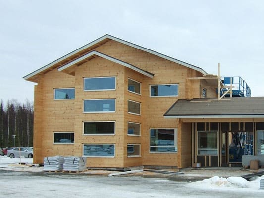 Büro im Blockhaus - Blockhausbau  