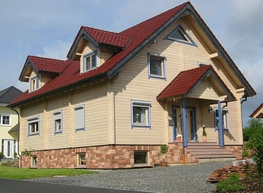 Bauen Sie Ihr Wohnhaus in schwindungsfreier Blockbauweise mit schwindungsfreier Thermowand