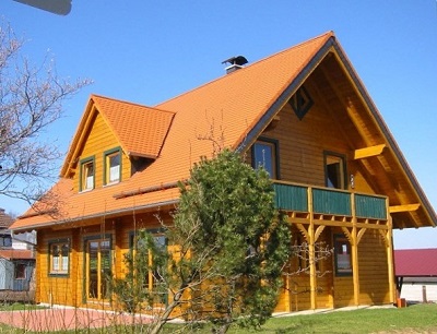 Büro im Blockhaus - Holzhaus in Blockbauweise - Hessen