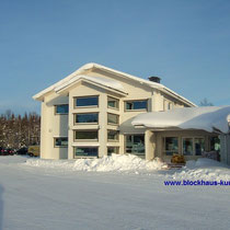 Unsere Niederlassung im Holzhaus - Holzhaus in Blockbauweise - Blockhaus bauen - Hausbau - Holzbau - Finnische Blockhäuser