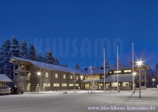 Hotel im Blockhaus - Blockhausbau - Restaurant - Bistro - Ausflugslokal - Landhotel - Sporthotel - Allergikerfreundliches Bauen - Finnisches Holzhaus in moderner Blockbauweise - Holzbau - Massivholz