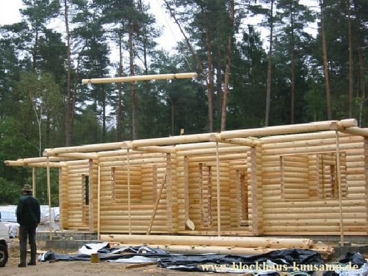Blockhaus mit Planung, Lieferung und Montage - Holzhaus - Massivholzhaus - Holzbaus - Holzhausbau - Holzhäuser bauen 